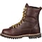 Georgia Boot Men's Waterproof Lace-To-Toe Work Boot, 9 M, Leather, 8 in Height, Chocolate G101 - alternate 7